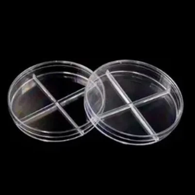 Αποστειρωμένο τετράγωνο πιάτο Petri μιας χρήσης